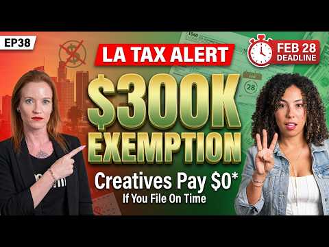 LA Business Tax for Creatives: How to Qualify for the $300K Exemption