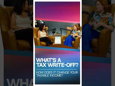 What's a Tax Write-Off & How Does It Change Your Taxable Income? #paylesstaxes #podcast